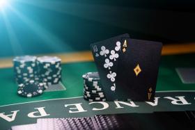 A Casino BlackJack table